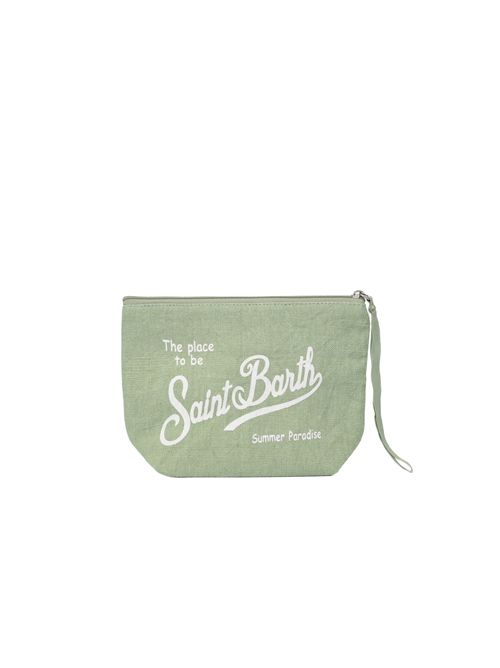 Pochette Aline Linen in lino Salvia Mc2 Saint Barth | ALI000400265L